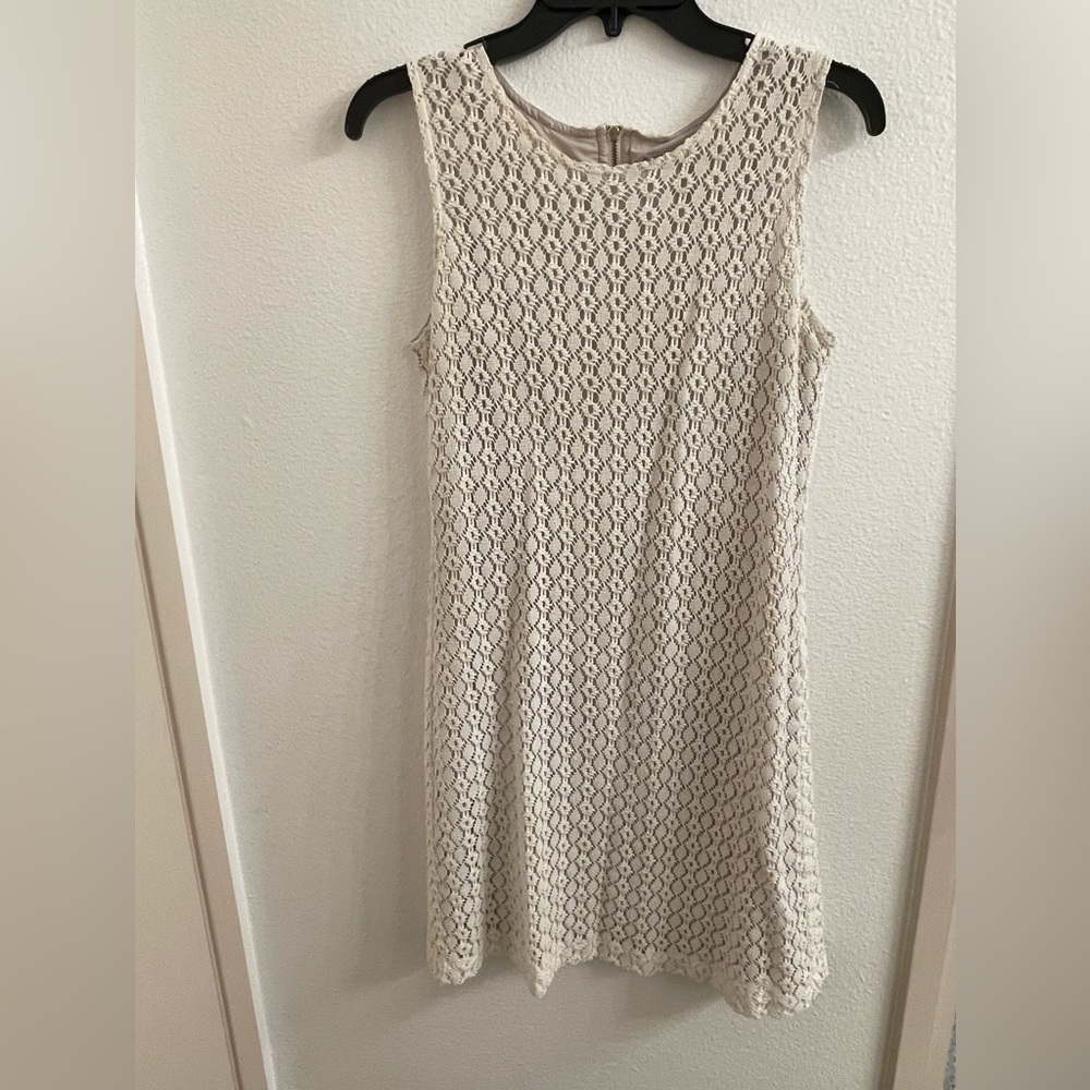 DKNY off white, size 2, knit sundress.